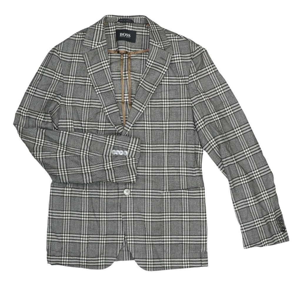 Hugo Boss Black Label Lightweight Wool 2-Button Blazer 40 Regular NWT $645